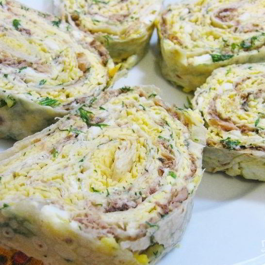 Рецепт лаваша со скумбрией