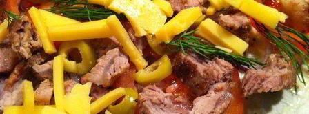 мясной лаваш с дымком. Шаг 5