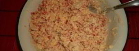 рулет с лавашом. Шаг 2