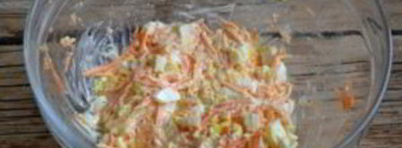 рулетики из лаваша с корейской морковкой. Шаг 4