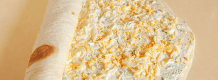 рыбка в лаваше с сыром, чесноком и зеленью. Шаг 8