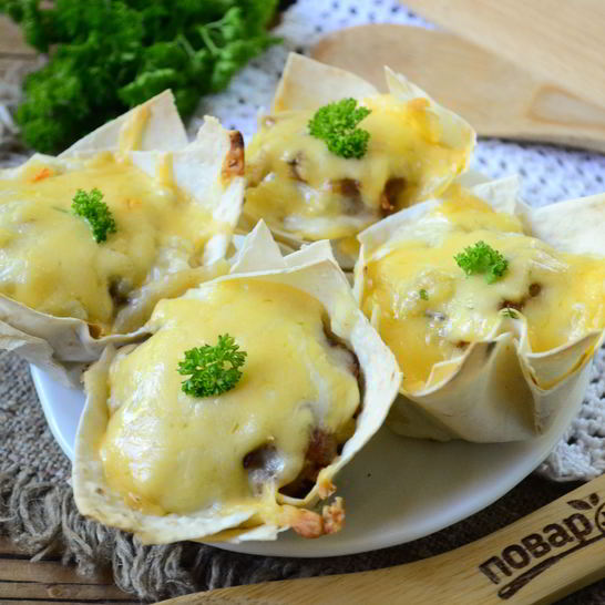 Рецепт тефтелей в лаваше