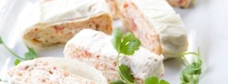 закуска из лаваша с сыром фета. Шаг 4