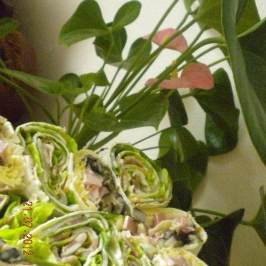 Рецепт закуски из лаваша