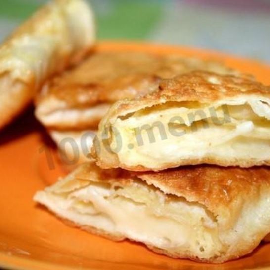 Рецепт жареного лаваша с сыром