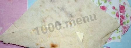 жареный лаваш с сыром. Шаг 4