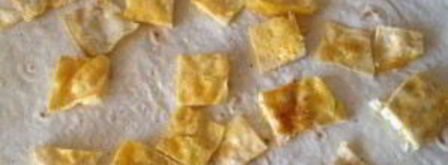 жареные конвертики из лаваша. Шаг 3