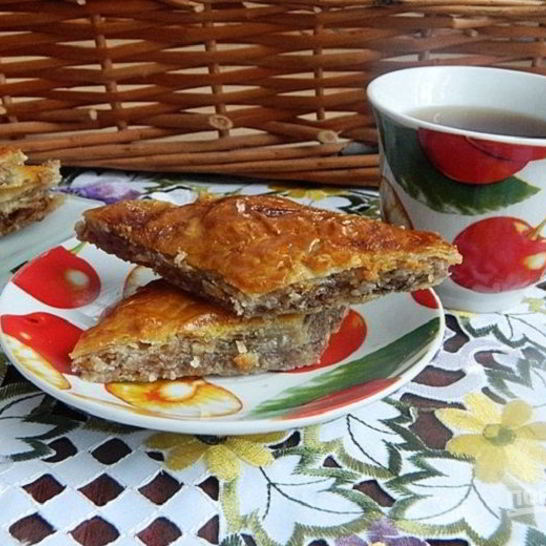 Рецепт ленивой пахлавы из лаваша