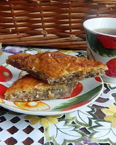 Ленивая пахлава из лаваша