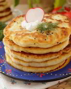 Бхатури индийские лепешки