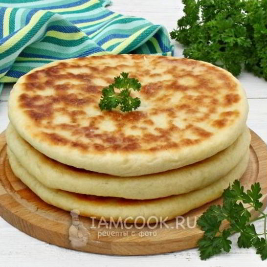 Рецепт дрожжевых лепешек на сковороде