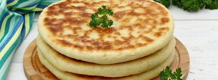 дрожжевые лепешки на сковороде. Шаг 12