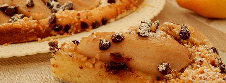 фокачча с грушей, шоколадом и орехами. Шаг 6