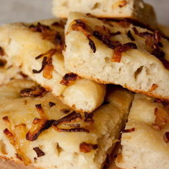 Рецепт фокаччи с луком