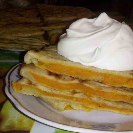 Рецепт хингалша — чеченских лепешек с тыквой