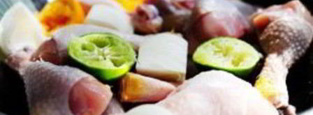 куриные ножки в цитрусовом маринаде не лепешках. Шаг 2