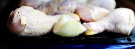 куриные ножки в цитрусовом маринаде не лепешках. Шаг 4