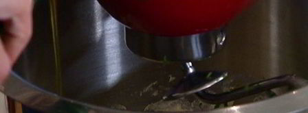 лепешка с имбирем, чили и кинзой. Шаг 4