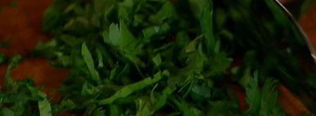 лепешка с имбирем, чили и кинзой. Шаг 9