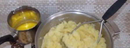 лепешка с картофельным пюре. Шаг 5