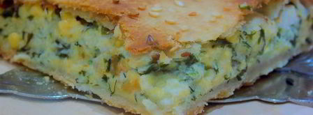 лепешка с сыром и зеленью. Шаг 10