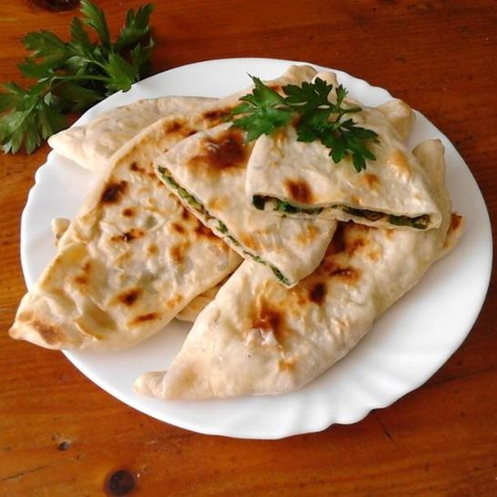 Рецепт лепешек армянских с зеленью