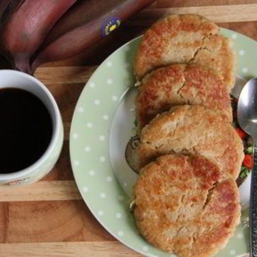 Лепешки из зеленых бананов