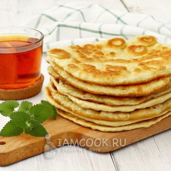 Рецепт лепешек на сметане на сковороде