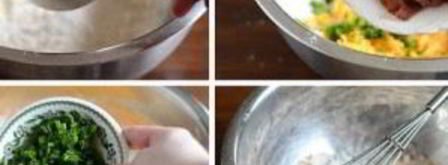 лепешки с беконом, луком и сыром. Шаг 3