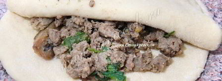 лепешки с мясом. Шаг 10