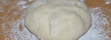 лепешки с зеленым луком и моцареллой. Шаг 7