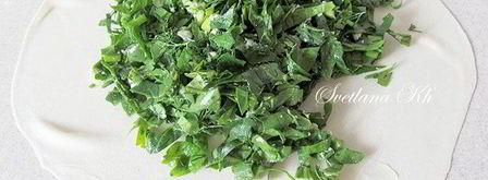 лепешки с зеленью по-кавказски. Шаг 5