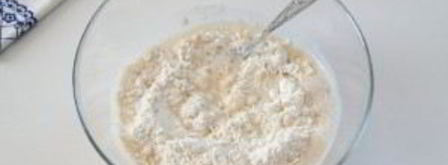 лепешки со шпинатом и грибами. Шаг 4