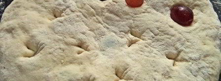 осенняя фокачча с виноградом и сыром. Шаг 8