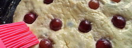 осенняя фокачча с виноградом и сыром. Шаг 10