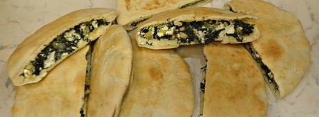 пита с сыром и шпинатом. Шаг 5