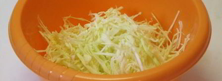 постные лепешки с капустой. Шаг 4