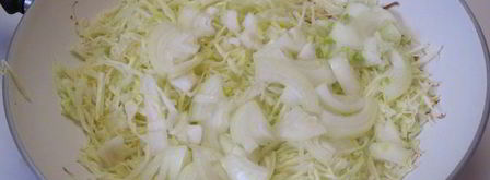 постные лепешки с капустой. Шаг 7