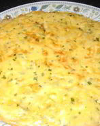 Простая сырная лепешка