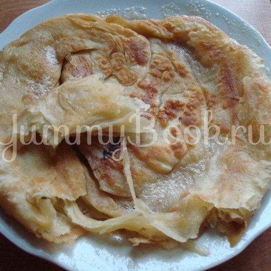 Рецепт слоеных лепешек