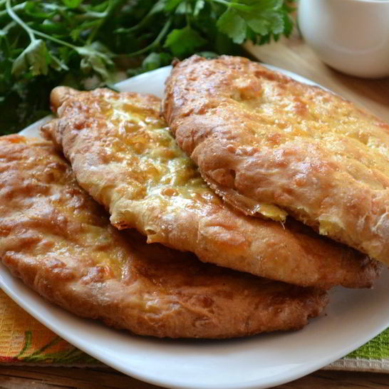 Рецепт сырных лепешек на кефире