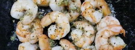 цельнозерновая лепешка с тунцом, креветками и перечным соусом. Шаг 17