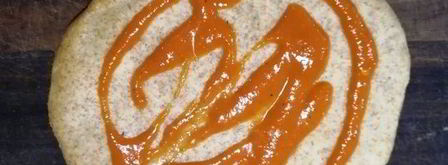 цельнозерновая лепешка с тунцом, креветками и перечным соусом. Шаг 19