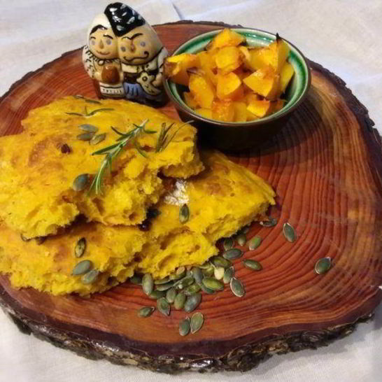 Рецепт тыквенной фокаччи