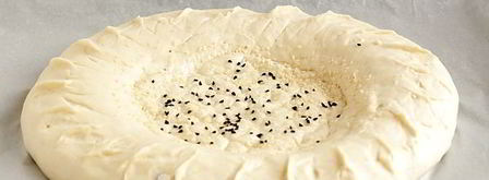 узбекская лепешка на кефире в духовке. Шаг 8