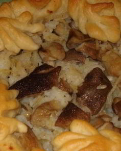 Внушительный расстегай лепешкой