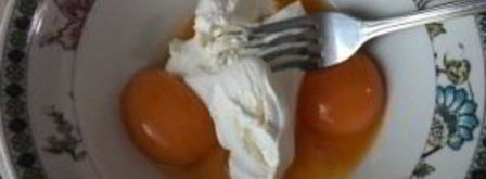 воздушные яичные лепешки. Шаг 3