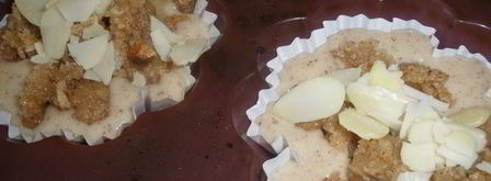 абрикосовые маффины с миндальным штрейзелем. Шаг 8