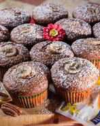 Банановые маффины с корицей