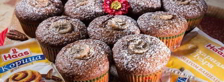 банановые маффины с корицей. Шаг 14